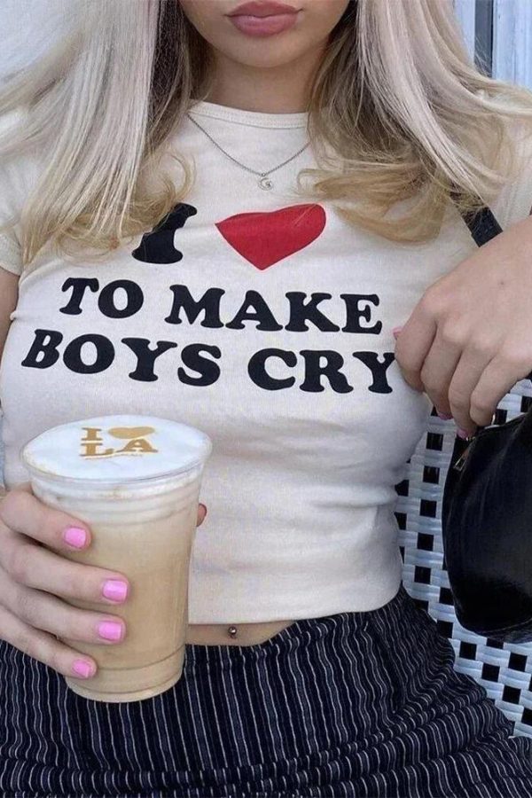 I Love To Make Boys Cry Tee