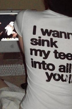 I Wanna Sink My Teeth Tee