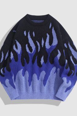 Indie Flame Knitted Sweater