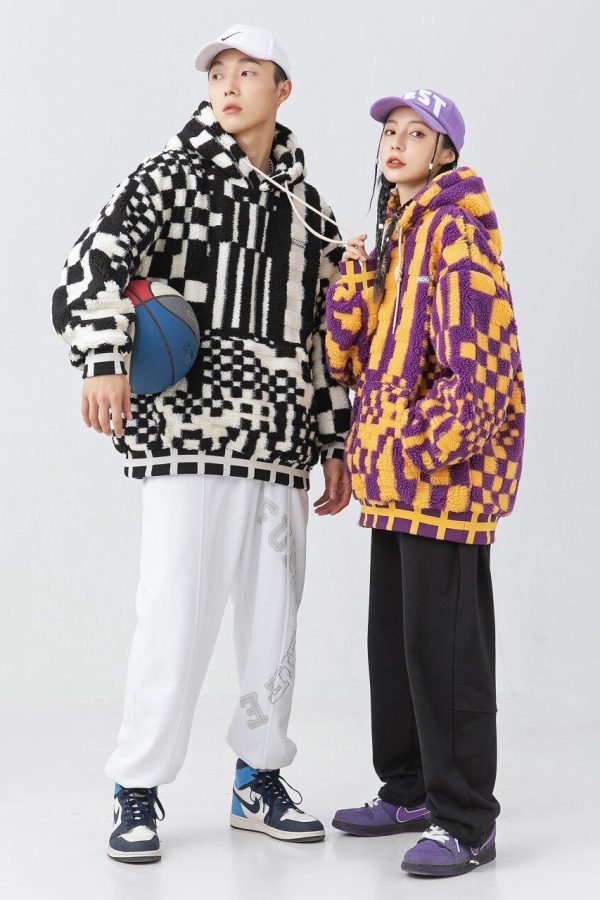 Indie Oversized Plush Hoodie