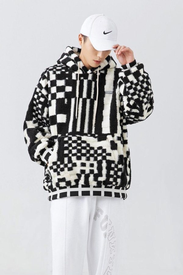 Indie Oversized Plush Hoodie