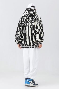 Indie Oversized Plush Hoodie