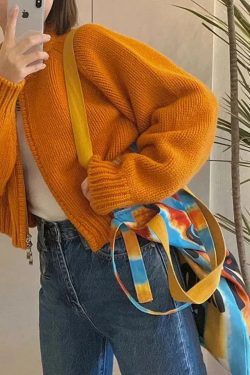 Indie Zip Up Knitted Cardigan