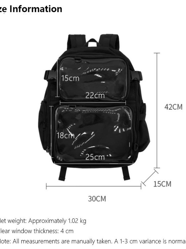 Ita Bag Backpack Enamel Pin Display Bag