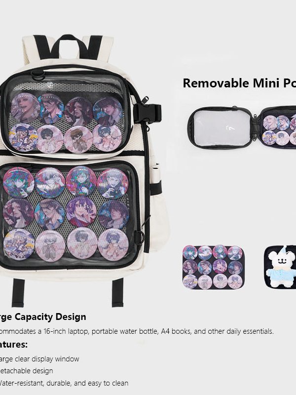 Ita Bag Backpack Enamel Pin Display Bag