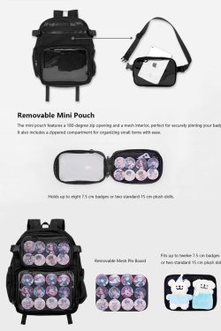 Ita Bag Backpack Enamel Pin Display Bag