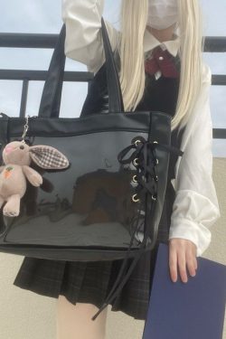 Ita Bag Layer Ribbon Deco Tote Bag Large