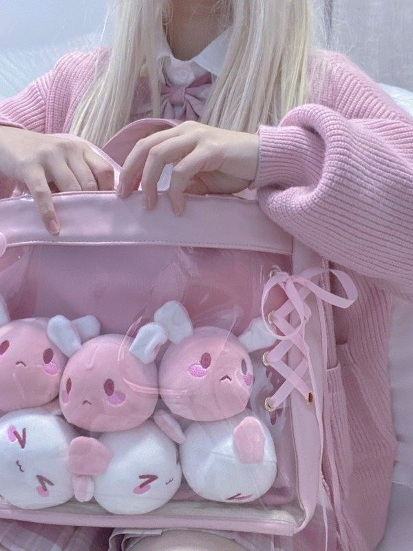 Ita Bag Layer Ribbon Deco Tote Bag Large