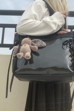 Ita Bag Layer Ribbon Deco Tote Bag Large