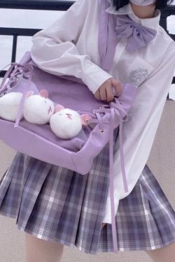 Ita Bag Layer Ribbon Deco Tote Bag Large