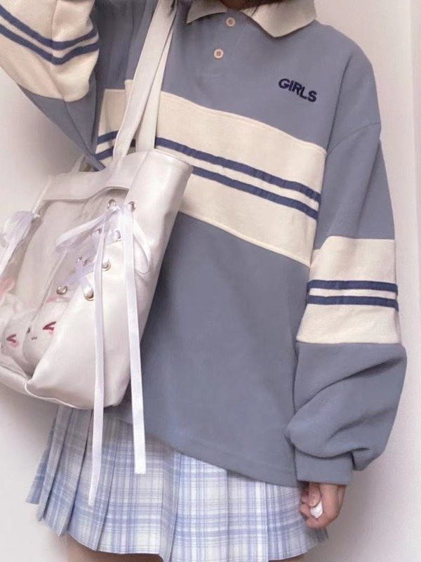 Ita Bag Layer Ribbon Deco Tote Bag Large