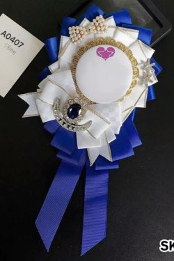 Ita Bag Rosette Ribbon Badge Display 75mm