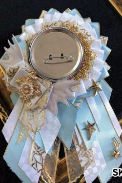 Ita Bag Rosette Ribbon Badge Display 75mm