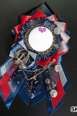 Ita Bag Rosette Ribbon Badge Display 75mm