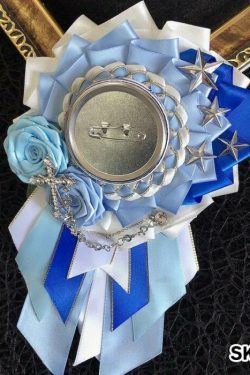 Ita Bag Rosette Ribbon Badge Display 75mm