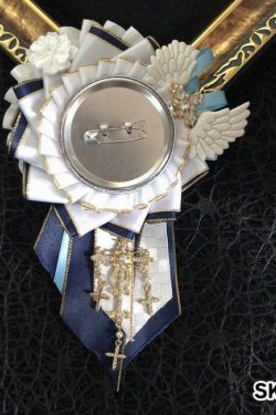 Ita Bag Rosette Ribbon Badge Display 75mm