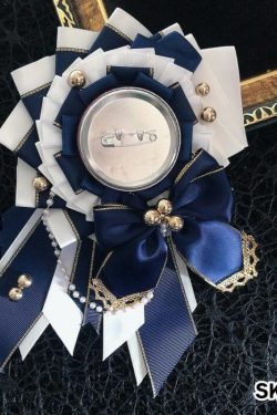 Ita Bag Rosette Ribbon Badge Display 75mm