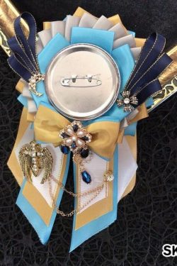 Ita Bag Rosette Ribbon Badge Display 75mm