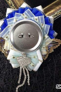 Ita Bag Rosette Ribbon Badge Display 75mm