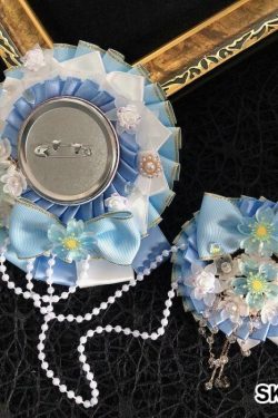 Ita Bag Rosette Ribbon Badge Display 75mm