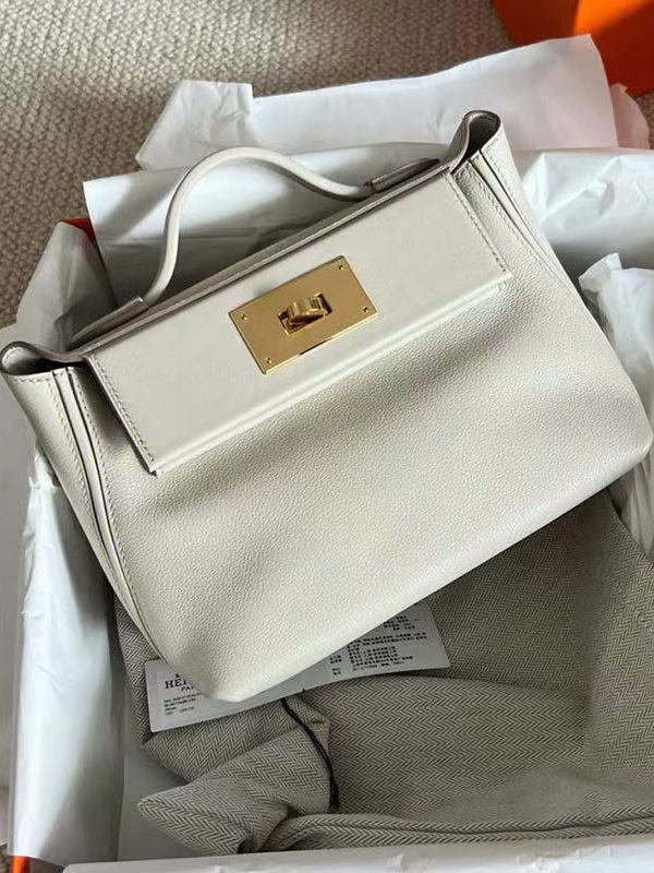 Italian Brown Calf Leather Durable Tote Handbag