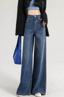 Italian Light Blue Pockets High Waist Denim Pants Spring