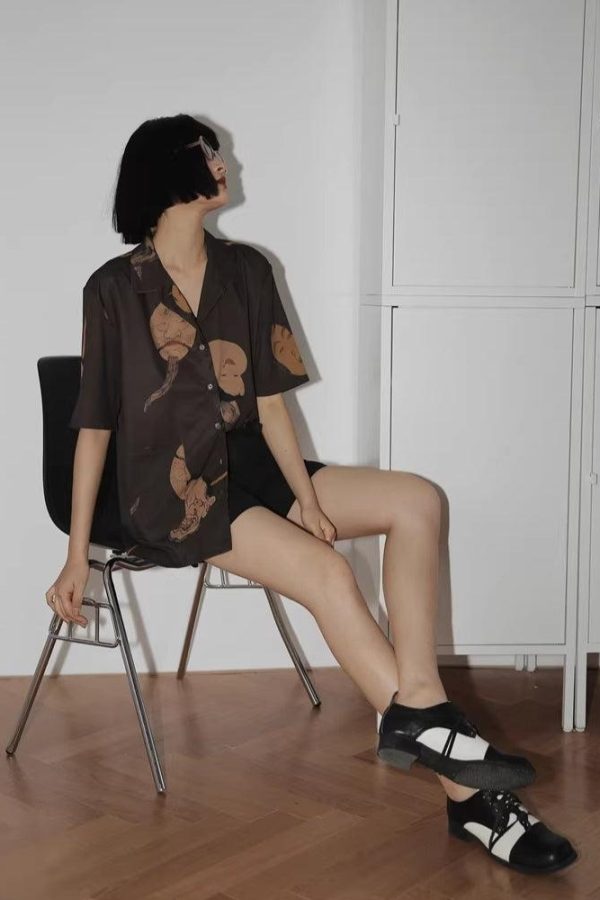 Japanese Art Short Sleeve Shirt