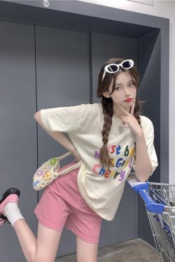 Just Be My Girl Cherry Tee