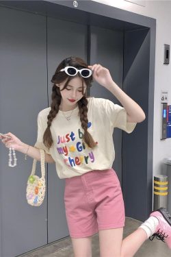 Just Be My Girl Cherry Tee