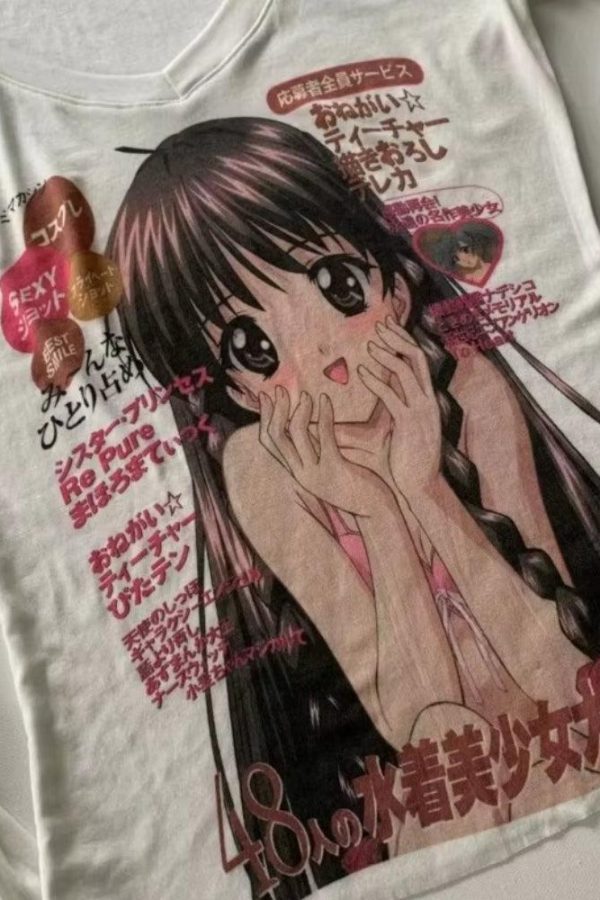 Kawaii Anime Girl Top