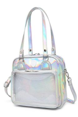 Kawaii Bear, Rabbit, Cat Square Student Ita Bag