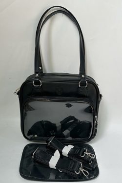 Kawaii Bear, Rabbit, Cat Square Student Ita Bag