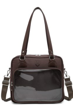 Kawaii Bear, Rabbit, Cat Square Student Ita Bag