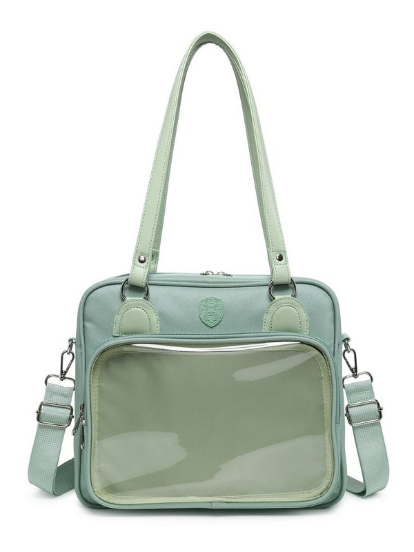 Kawaii Bear, Rabbit, Cat Square Student Ita Bag