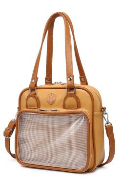 Kawaii Bear, Rabbit, Cat Square Student Ita Bag