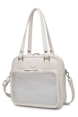 Kawaii Bear, Rabbit, Cat Square Student Ita Bag