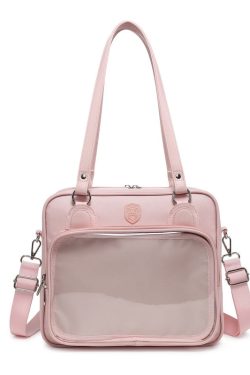 Kawaii Bear, Rabbit, Cat Square Student Ita Bag