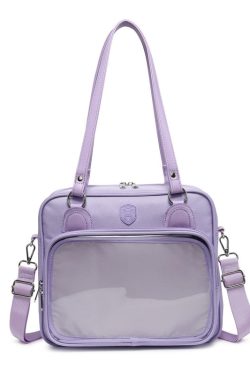 Kawaii Bear, Rabbit, Cat Square Student Ita Bag