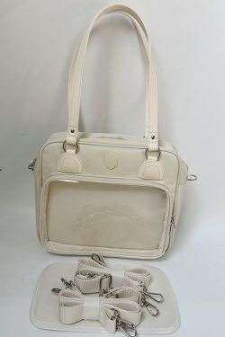 Kawaii Bear, Rabbit, Cat Square Student Ita Bag