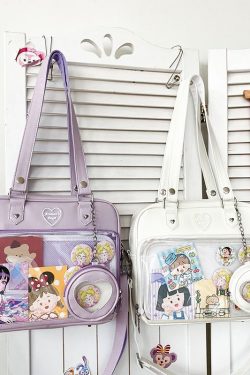 Kawaii Candy Color Ita JK Lolita PU Crossbody Shoulder Bag