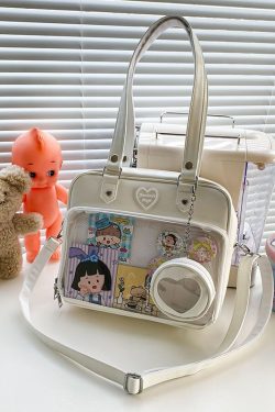 Kawaii Candy Color Ita JK Lolita PU Crossbody Shoulder Bag