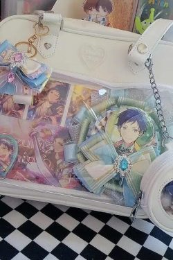 Kawaii Candy Color Ita JK Lolita PU Crossbody Shoulder Bag