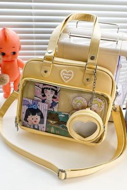 Kawaii Candy Color Ita JK Lolita PU Crossbody Shoulder Bag