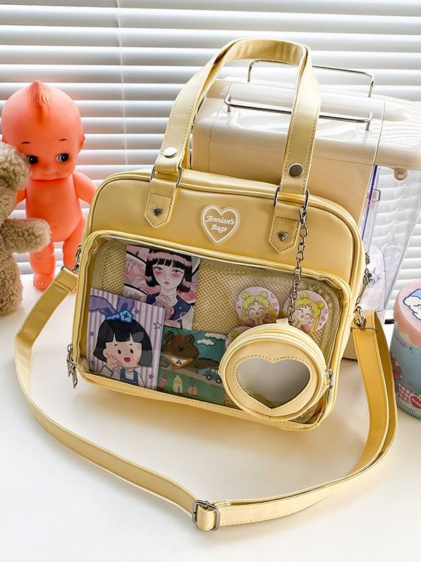 Kawaii Candy Color Ita JK Lolita PU Crossbody Shoulder Bag