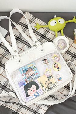 Kawaii Candy Color Ita JK Lolita PU Crossbody Shoulder Bag