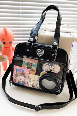 Kawaii Candy Color Ita JK Lolita PU Crossbody Shoulder Bag