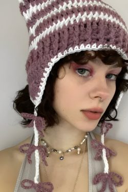Kawaii Cat Ear Knitted Beanie