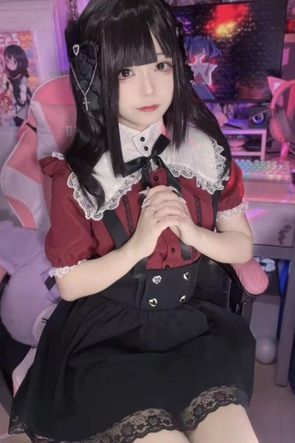 Kawaii Goth Collar Shirt