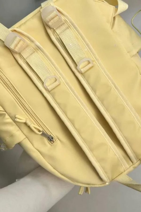 Kawaii Ita Backpack – Nylon Mochila with Clear Display Pocket