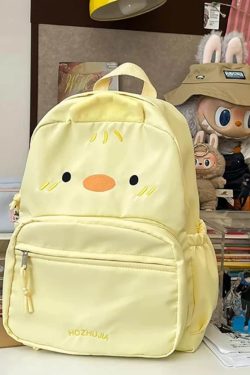 Kawaii Ita Backpack – Nylon Mochila with Clear Display Pocket